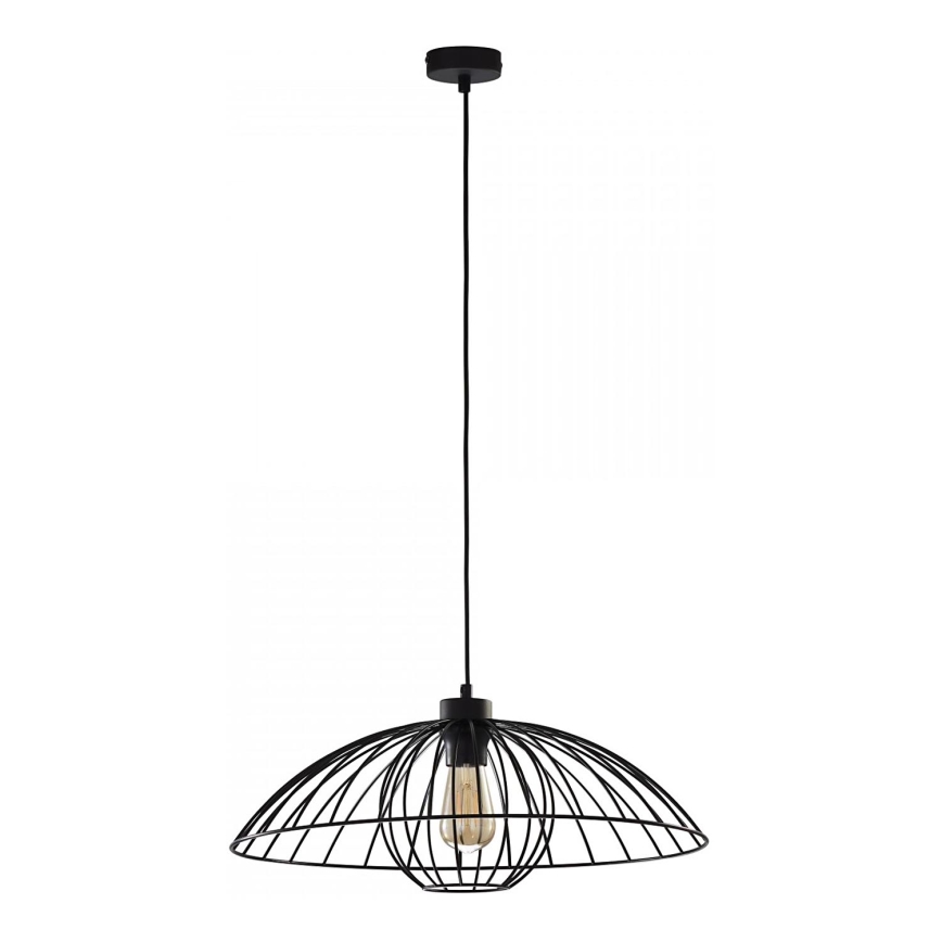 Πολύφωτο με συρματόσχοινο BARBELLA 1xE27/60W/230V διάμετρος 50 cm