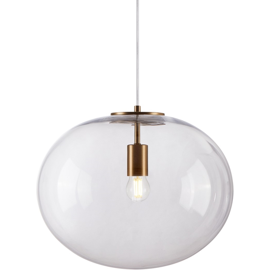 Πολύφωτο με συρματόσχοινο CAMPANIA 1xE27/60W/230V χρυσαφί