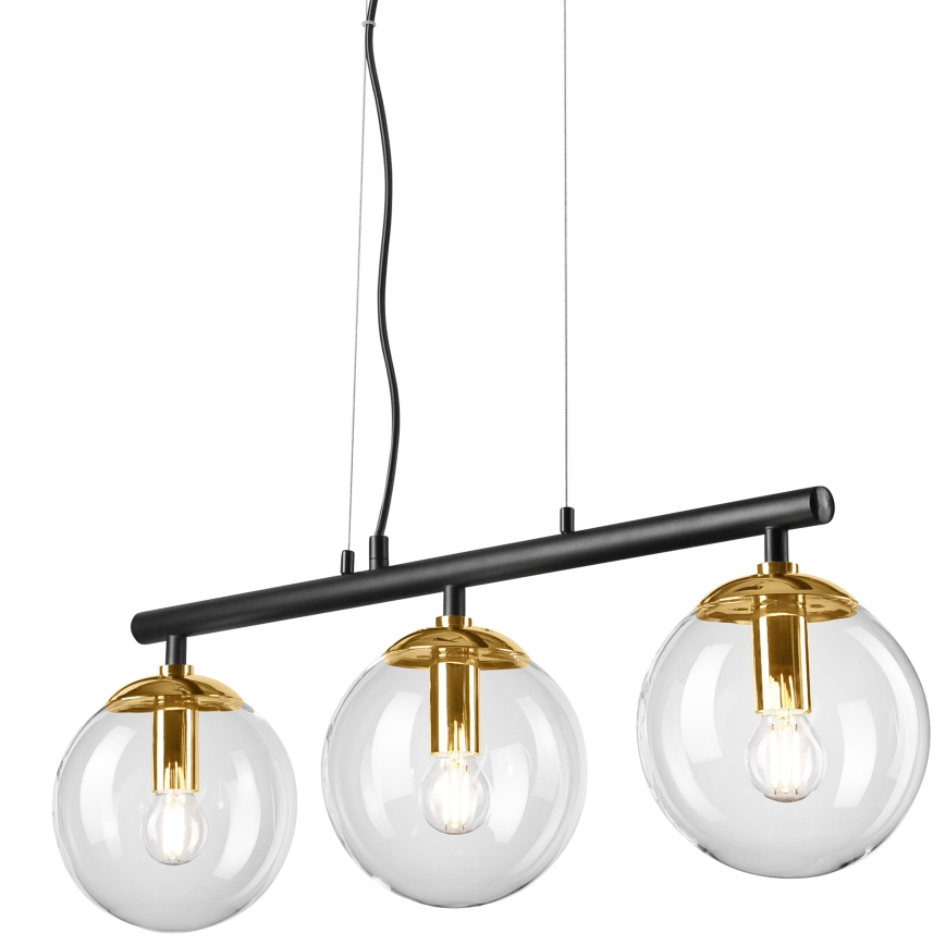 Πολύφωτο με συρματόσχοινο ELOISE 3xE14/15W/230V