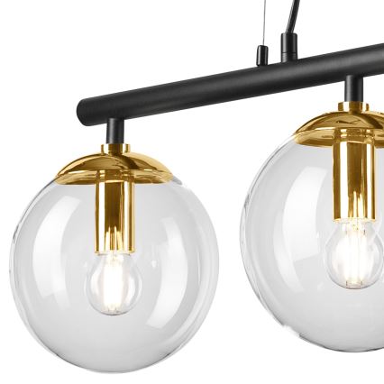 Πολύφωτο με συρματόσχοινο ELOISE 3xE14/15W/230V