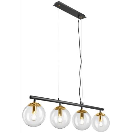 Πολύφωτο με συρματόσχοινο ELOISE 4xE14/15W/230V