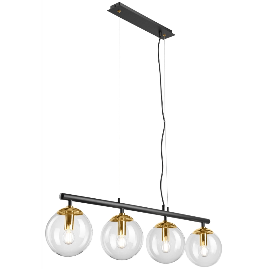 Πολύφωτο με συρματόσχοινο ELOISE 4xE14/15W/230V