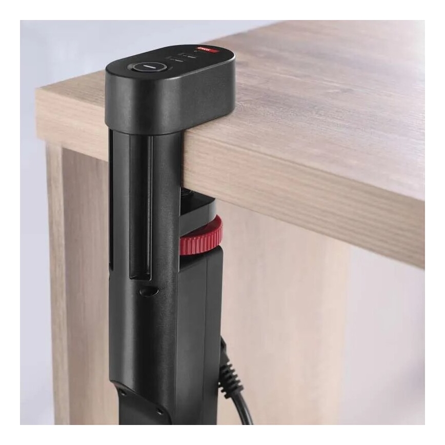 Πολύπριζο 3Z + 3xUSB 1,5m μαύρο