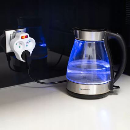 Πολύπριζο με διακόπτη, 3 υποδοχές