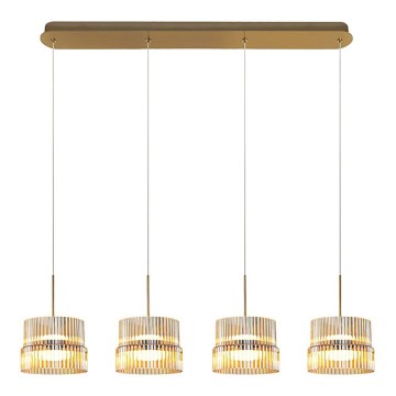 Πολυέλαιος LED με καλώδιο LUXE LED/46W/230V σε ορείχαλκο