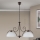 Πολυέλαιος σε αλυσίδα RULA 2xE27/40W/230V λευκό/μπρονζέ