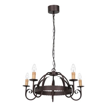Πολυέλαιος REN με αλυσίδα 5xE14/15W/230V