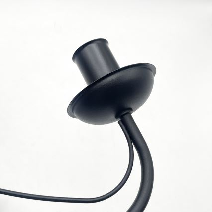 Πολυέλαιος με αλυσίδα ANTON 3xE14/15W/230V μαύρος