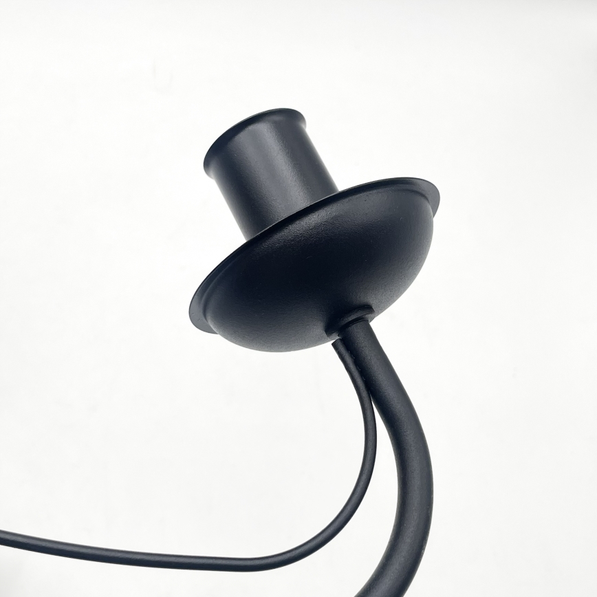 Πολυέλαιος με αλυσίδα ANTON 3xE14/15W/230V μαύρος