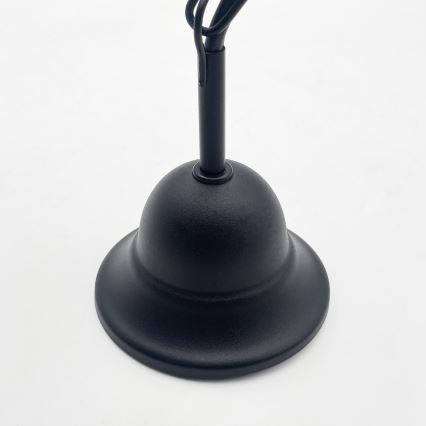 Πολυέλαιος με αλυσίδα ANTON 3xE14/15W/230V μαύρος