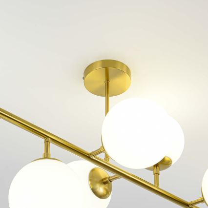 Πολυέλαιος με ράβδο DORADO 8xE14/40W/230V, σε χρυσό