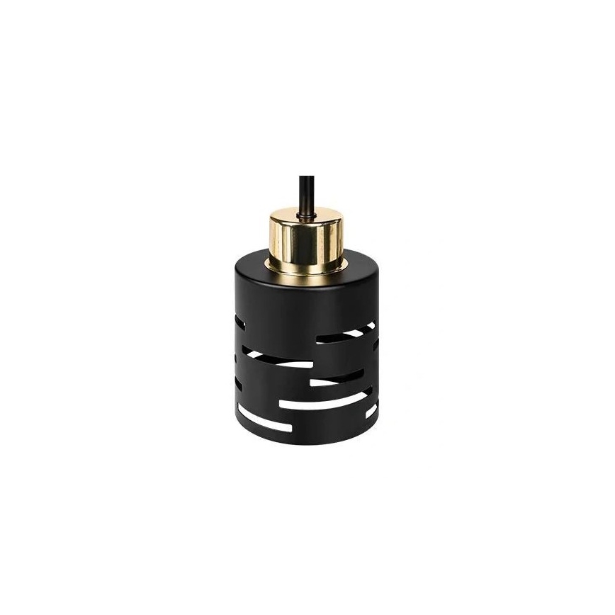 Πολυέλαιος οροφής ELEN 3xE27/35W/230V μαύρο/χρυσό
