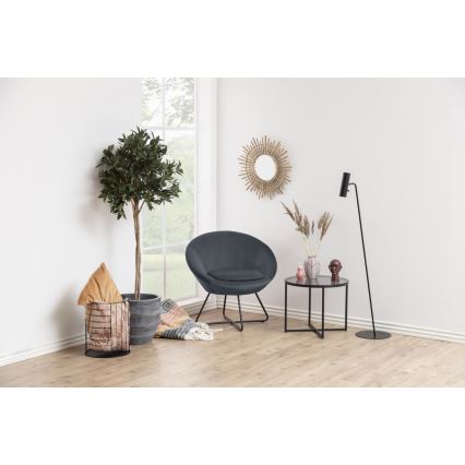 Πολυθρόνα BERYL σκούρο γκρι