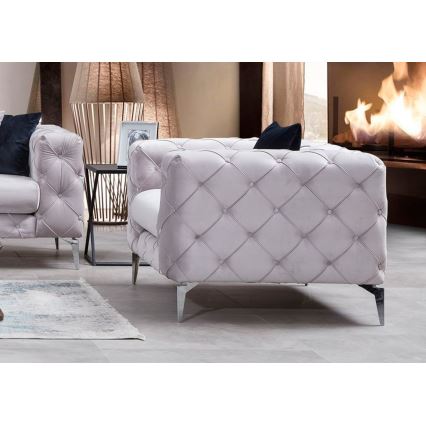 Πολυθρόνα EUGEN σε ανοιχτό γκρι