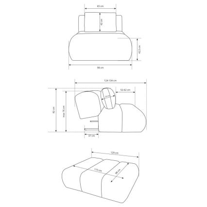 Πολυθρόνα FANO καφέ