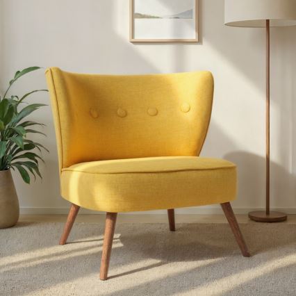 Πολυθρόνα JENI κίτρινη