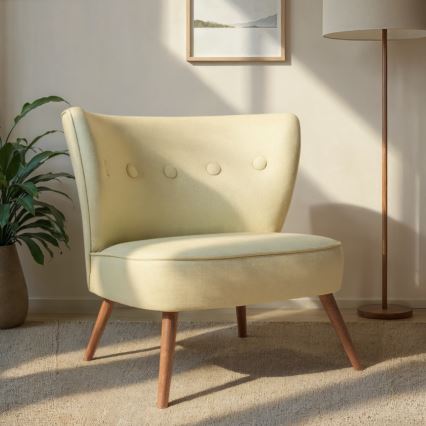 Πολυθρόνα JENI σε κρεμ απόχρωση
