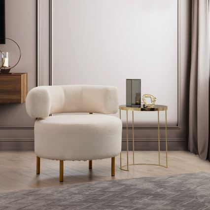 Πολυθρόνα KARL λευκή