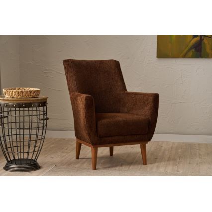 Πολυθρόνα NUPI σε καφέ απόχρωση