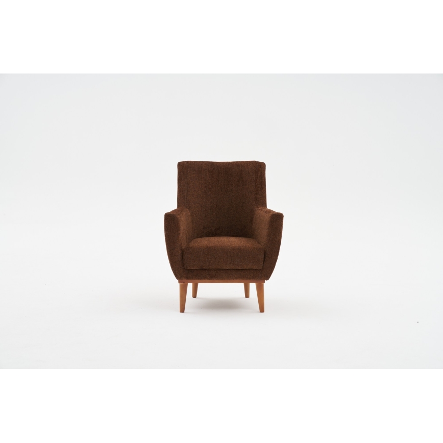 Πολυθρόνα NUPI σε καφέ απόχρωση