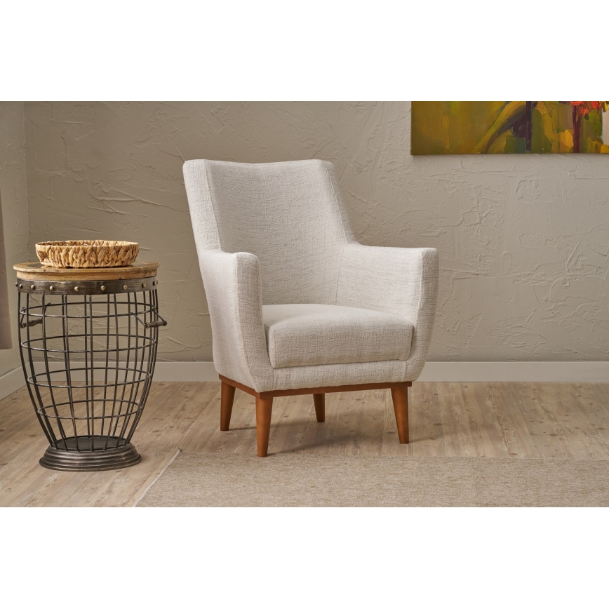 Πολυθρόνα NUPI σε κρεμ απόχρωση