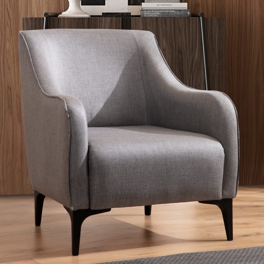 Πολυθρόνα ROCO γκρίζα