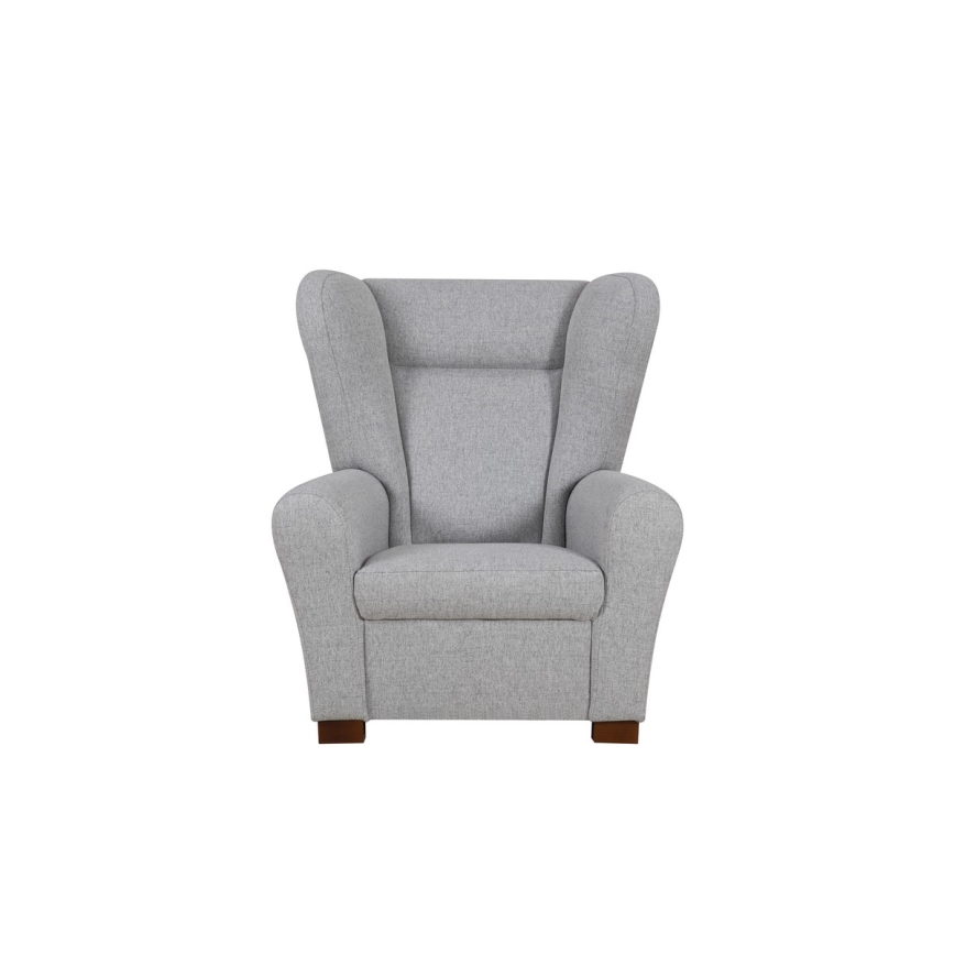 Πολυθρόνα τύπου wing VIVA, γκρι