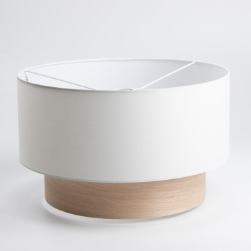 Πολυχρηστικό αμπαζούρ KERIA, Ø 50 εκ., λευκό/καφέ