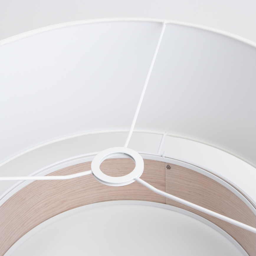 Πολυχρηστικό αμπαζούρ KERIA, Ø 50 εκ., λευκό/καφέ