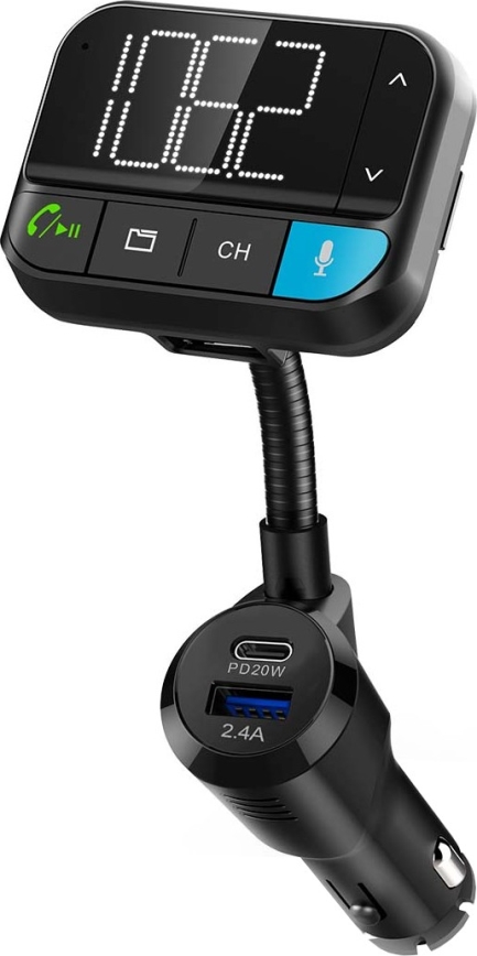 Πομπός αυτοκινήτου FM με λειτουργία hands-free