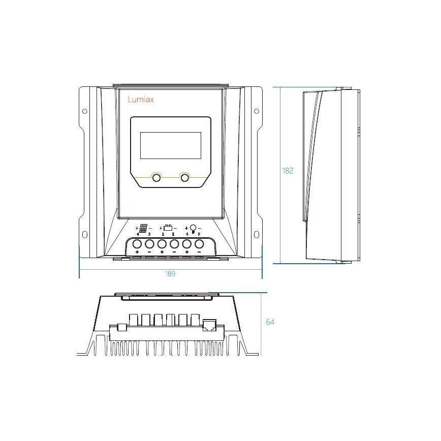 Ρυθμιστής φόρτισης MPPT MT3075 12/24V/30A