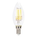 Ρυθμιζόμενη λάμπα LED FILAMENT C35 E14/4W/230V 6500K - Aigostar