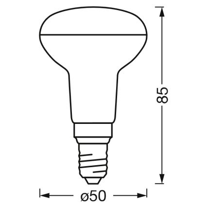 LED ρυθμιζόμενη λάμπα προβολέα SMART+ R50 E14/3,3W/230V 2700-6500K Wi-Fi - Ledvance
