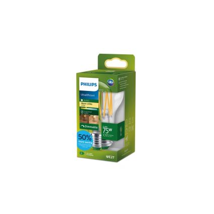 Ρυθμιζόμενη λάμπα LED ULTRAEFFICIENT VINTAGE Philips A60 E27/5,2W/230V 2700K