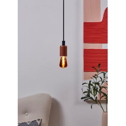 Ρυθμιζόμενη λάμπα LED VINTAGE ST48 E27/4W/230V 2000K κόκκινη - Eglo 110199