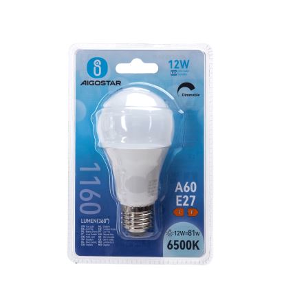 Ρυθμιζόμενη LED λάμπα A60 E27/12W/230V 6500K - Aigostar