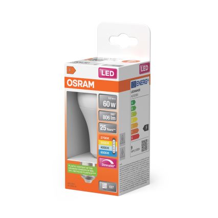 Ρυθμιζόμενη LED λάμπα CLASSIC A60 E27/8,8W/230V 2700/3000/4000/6500K - Osram