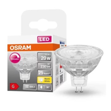 Ρυθμιζόμενη LED λάμπα GU5,3/3,4W/12V 2700K CRI 90 - Osram