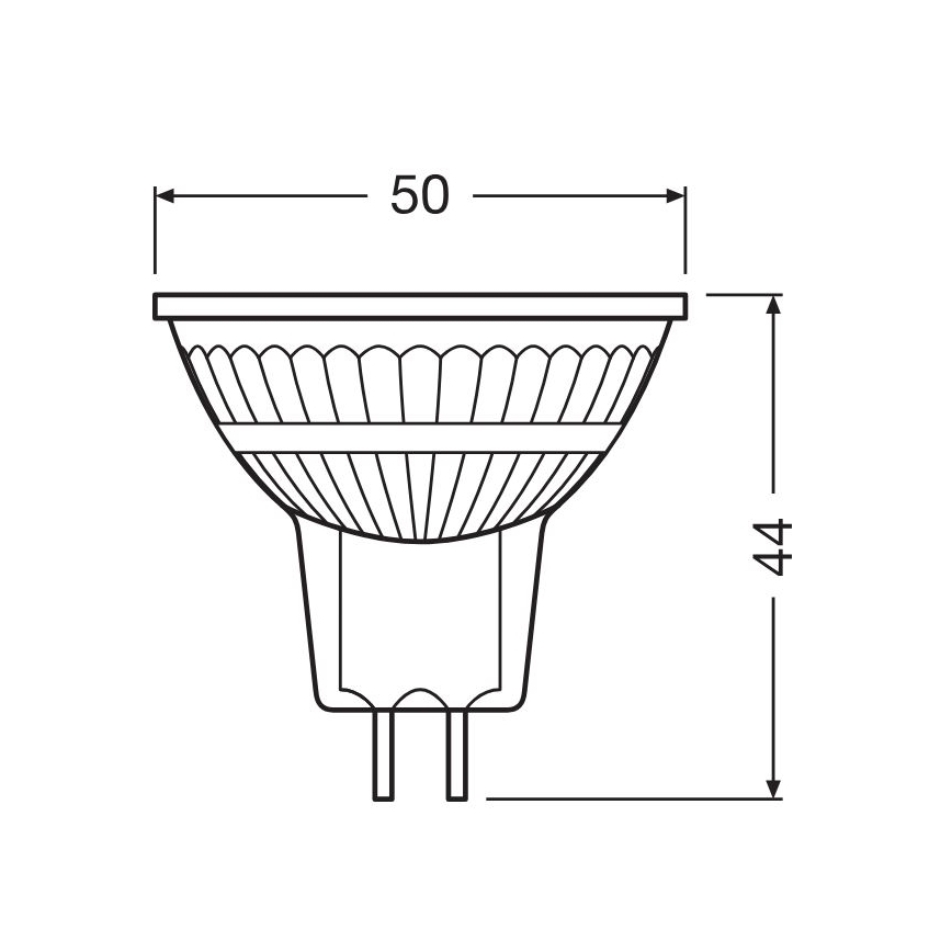 Ρυθμιζόμενη LED λάμπα GU5,3/3,4W/12V 2700K CRI 90 - Osram