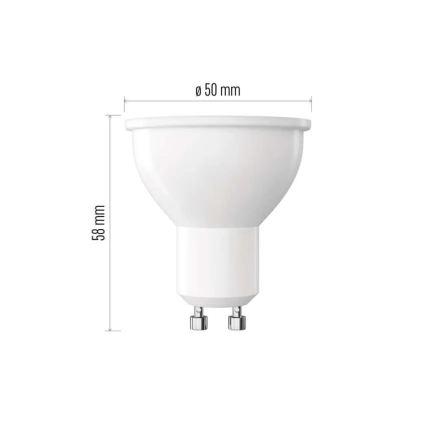 Ρυθμιζόμενη LED λάμπα MR16 GU10/7W/230V 4000K