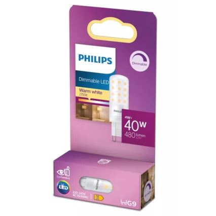 Ρυθμιζόμενη LED λάμπα Philips G9/4W/230V 2700K