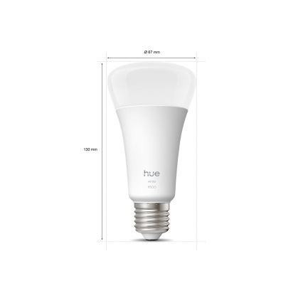 Ρυθμιζόμενη LED λάμπα Philips Hue WHITE E27/13,5W/230V 2700K