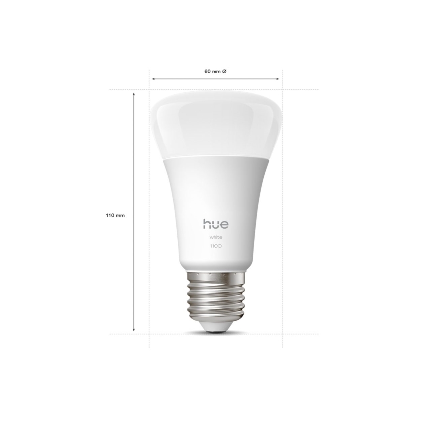 Ρυθμιζόμενη LED λάμπα Philips Hue WHITE E27/9,5W/230V 2700K