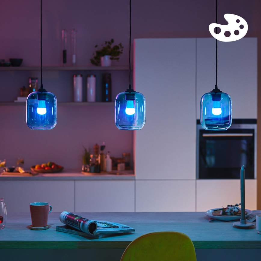 LED RGB Ρυθμιζόμενη λάμπα Philips SMART P45 E14/4,9W/230V 2200-6500K CRI 90