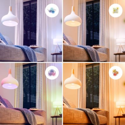 LED RGB Ρυθμιζόμενη λάμπα Philips SMART P45 E14/4,9W/230V 2200-6500K CRI 90