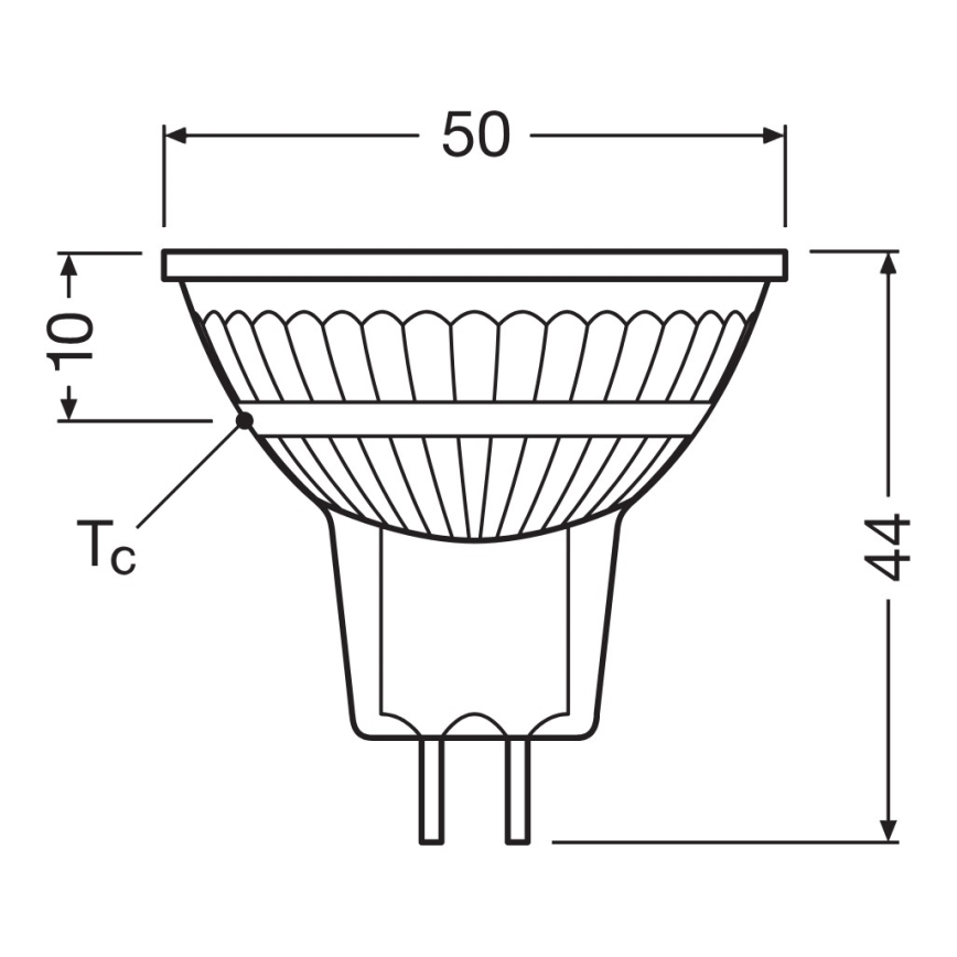 Ρυθμιζόμενος LED λαμπτήρας προβολέα MR16 GU5,3/5W/12V 4000K 36° CRI 90 - Ledvance