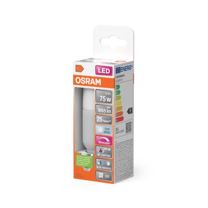 Ρυθμιζόμενη LED λάμπα STICK E27/11W/230V 4000K CRI 90 - Osram