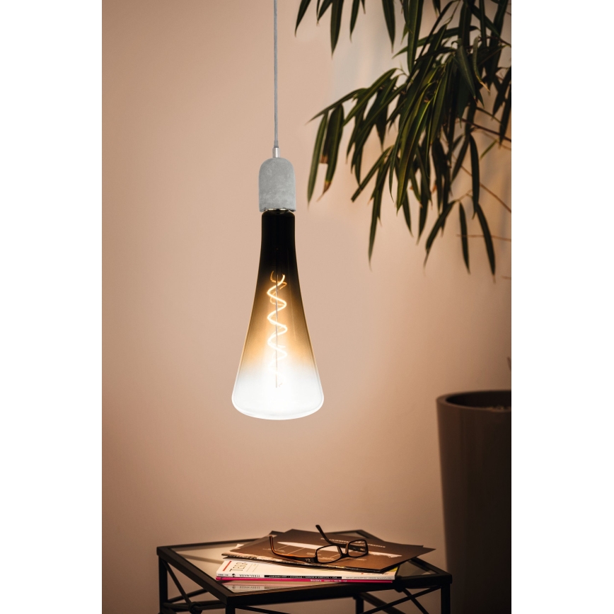 Ρυθμιζόμενη LED λάμπα VINTAGE E27/4W/230V 1700K μπεζ - Eglo 12275