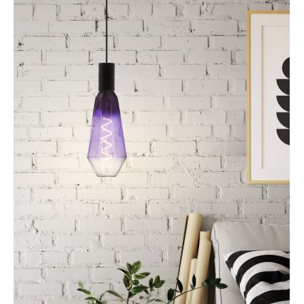 Ρυθμιζόμενη LED λάμπα VINTAGE E27/4W/230V 1800K μωβ - Eglo 110237