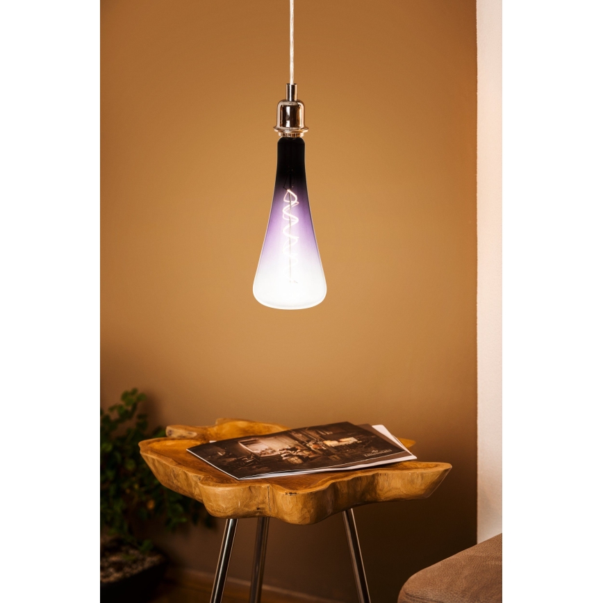 Ρυθμιζόμενη LED λάμπα VINTAGE E27/4W/230V 1800K μωβ - Eglo 12276